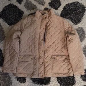 Womens British Khaki Quilted Jacket XL